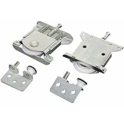 Roulettes Coulissantes Pour Porte De Placard, Pièces Pour Porte Coulissante De Placard, Roues, Roulettes, Roulettes Coulissantes Pour Porte De Placard，2pcs