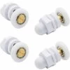 Roulettes De Douche Roue Pour Porte De Douche Roulettes Coulissantes Rouleaux De Porte De Douche Laiton Cabine De Douche Porte A Roulette Roue De Porte Poulies Accessoire Matériel Outil 4PCS