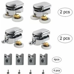 Roulettes Doubles De Rechange Lot De 4 Roulettes Doubles Roues De Fixation De Rechange Roulette Porte Coulissante Galet Porte Rouleau Roulette Roue Roulettes Pour Porte De Douche 23mm 7 Roulettes Doubles De Rechange Lot De 4 Roulettes Doubles Roues De Fixation De Rechange Roulette Porte Coulissante Galet Porte Rouleau Roulette Roue Roulettes Pour Porte De Douche 23mm -Portes Et Fenêtres Magasin 100277110 3