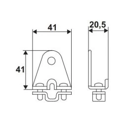 Butée De Tourniquet Marseillais + Tampon 41x41x20.5 Mm TORBEL - 9408606 -Portes Et Fenêtres Magasin 11940653 3