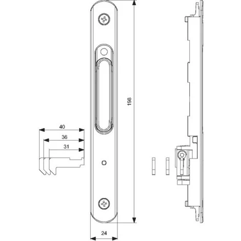 Fermeture Encastrée Simple SILÈNE Rénovation La Croisée DS Couleur Aluminium 2 Fermeture Encastrée Simple SILÈNE Rénovation La Croisée DS Couleur Aluminium – Image 2