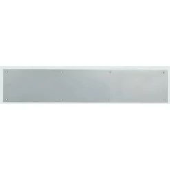Plaque De Protection Bas De Porte En Acier Inoxydable, Fixation Vis, Dimensions 750 X 150mm ( Prix Pour 1 )