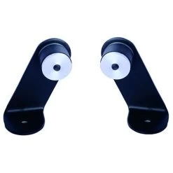 Paire De Supports Obliques Inox 316 P/Tube Diam 40 Mm " Noir Mat "