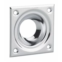 THIRARD - Entree à Cuvette Laiton Chromé 60 X 60 Pour Verrou De Sureté Cylindre Ø 23 Mm