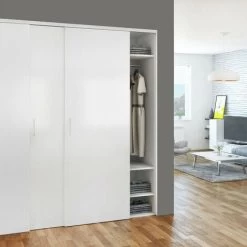 Système Coulissant SLID'UP 110 Pour 2 Ou 3 Portes De Placard - Rail 1,94 M - 45 Kg -Portes Et Fenêtres Magasin 18215440 3