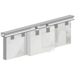 Système Coulissant SLID'UP 110 Pour 2 Ou 3 Portes De Placard - Rail 1,94 M - 45 Kg -Portes Et Fenêtres Magasin 18215440 4