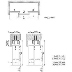 Système Coulissant SLID'UP 110 Pour 2 Ou 3 Portes De Placard - Rail 1,94 M - 45 Kg -Portes Et Fenêtres Magasin 18215440 5