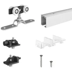 Système Coulissant SLID'UP 170 Pour 1 Porte Jusqu'à 1000 Mm - Rail 1,94 M - 120 Kg