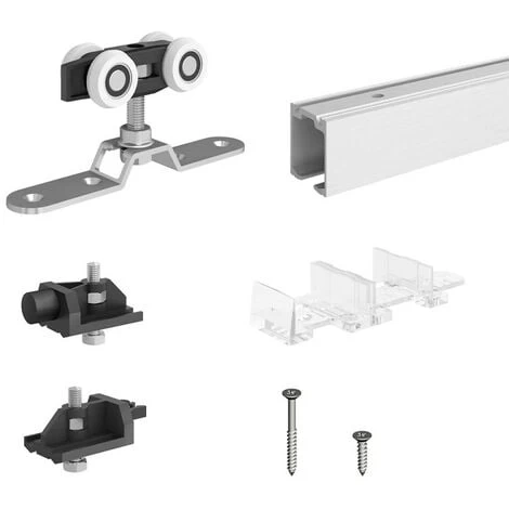 Système Coulissant SLID'UP 170 Pour 1 Porte Jusqu'à 1000 Mm - Rail 1,94 M - 120 Kg 1 Système Coulissant SLID'UP 170 Pour 1 Porte Jusqu'à 1000 Mm - Rail 1,94 M - 120 Kg