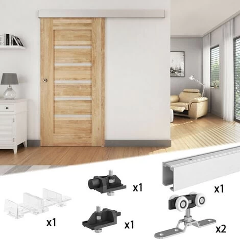 Système Coulissant SLID'UP 170 Pour 1 Porte Jusqu'à 1000 Mm - Rail 1,94 M - 120 Kg 2 Système Coulissant SLID'UP 170 Pour 1 Porte Jusqu'à 1000 Mm - Rail 1,94 M - 120 Kg – Image 2