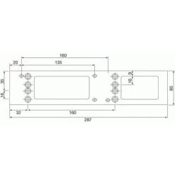 Plaque De Montage Pour Ferme-portes TS 4000/5000 Noir 9005 -Portes Et Fenêtres Magasin 19001840 3