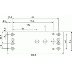 Plaque De Montage Pour Ferme-portes TS 4000/5000 Noir 9005 -Portes Et Fenêtres Magasin 19001840 4