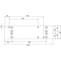 Plaque De Montage Pour Ferme-portes TS 4000/5000 Noir 9005 -Portes Et Fenêtres Magasin 19001840 5