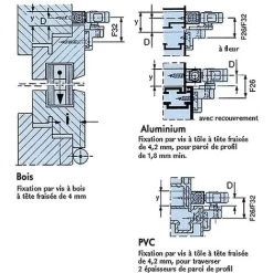 Boîte De Base Poignée Renvoi Dangle Modèle OL 90 5 Boîte De Base Poignée Renvoi Dangle Modèle OL 90 -Portes Et Fenêtres Magasin 19001847 3