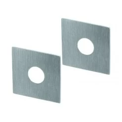 Rosaces Carré De Poignée De Porte Intérieure VELOX FIX Bec De Cane En Inox, PLANO