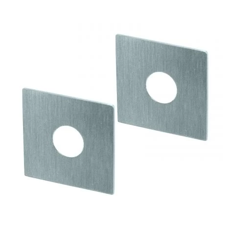 Rosaces Carré De Poignée De Porte Intérieure VELOX FIX Bec De Cane En Inox, PLANO 1 Rosaces Carré De Poignée De Porte Intérieure VELOX FIX Bec De Cane En Inox, PLANO