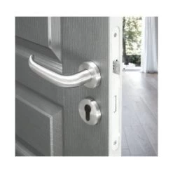 Rosaces Ronde Sur Jupe De Poignée De Porte Extérieure VELOX FIX Fonction Clé I En Inox, PLANO -Portes Et Fenêtres Magasin 1974841 3