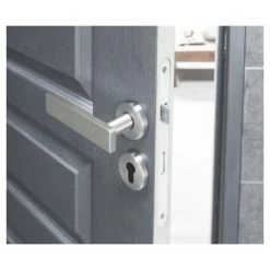 Rosaces Ronde Sur Jupe De Poignée De Porte Extérieure VELOX FIX Fonction Clé I En Inox, PLANO -Portes Et Fenêtres Magasin 1974841 4