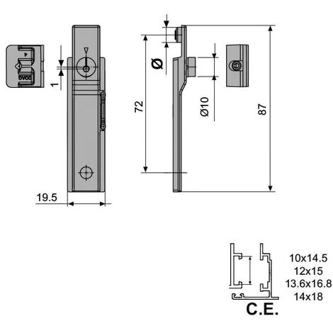 Point De Fermeture Pour Mécanisme Unidirectionnel - FAPIM 2 Point De Fermeture Pour Mécanisme Unidirectionnel - FAPIM – Image 2