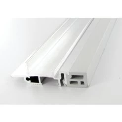 Seuil Pour Bois à Joint Sur Dormant Rupture De Pont Thermique BILCOCQ - 20x68 Mm - Aluminium Brut - SP68RT