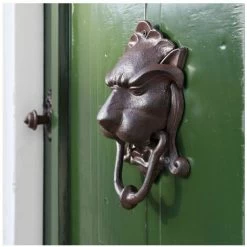 ESSCHERT DESIGN Heurtoir De Porte - L 7,5 X L 13,5 X H 21,3 Cm - Tête De Lion - Livraison Gratuite -Portes Et Fenêtres Magasin 27550647 3