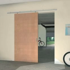 Système Coulissant SLID'UP 1200 Pour 1 Porte Extérieure - Rail 1,95 M Acier Galvanisé - 40 Kg -Portes Et Fenêtres Magasin 2867412 3