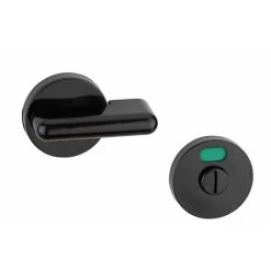 THIRARD - Verrou à Condamnation Pour Salle De Bain Et Toilette, Avec Voyant Libre/occupé, Noir