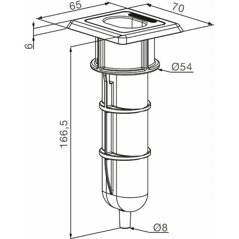 Locinox EGS Butée De Sol Pour Barre De Barre VSF, 70 X 65 X 6 Mm, Hauteur 166,5 Mm, Noir Galvanisé, 65 X 70 X 166,5 Mm 2 Locinox EGS Butée De Sol Pour Barre De Barre VSF, 70 X 65 X 6 Mm, Hauteur 166,5 Mm, Noir Galvanisé, 65 X 70 X 166,5 Mm – Image 2