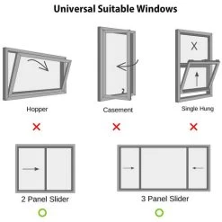 Calfeutrage Fen¨ºtres Pour Climatiseur Mobile, 110¡Á45 Cm -Portes Et Fenêtres Magasin 31590420 4