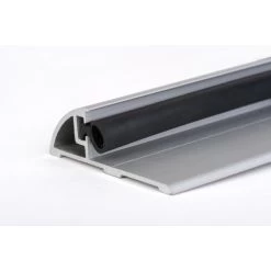 Seuil De Porte Bois Anodisé Argent - 1 Mètre Norme PMR "Handicap" - A Recouper - KLOSE BESSER