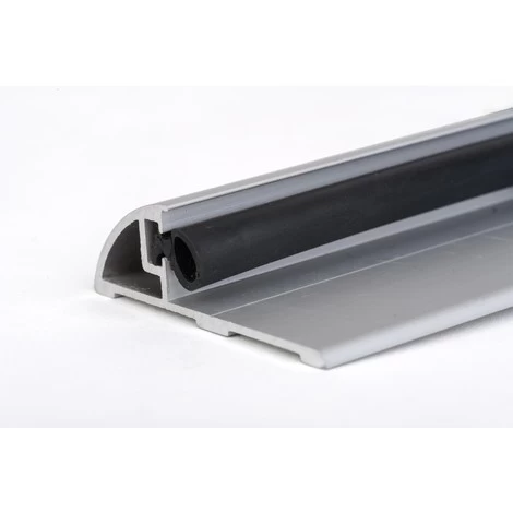 Seuil De Porte Bois Anodisé Argent - 1 Mètre Norme PMR "Handicap" - A Recouper - KLOSE BESSER 1 Seuil De Porte Bois Anodisé Argent - 1 Mètre Norme PMR "Handicap" - A Recouper - KLOSE BESSER