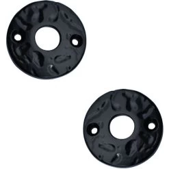 Rosace Poignée Alu Noir