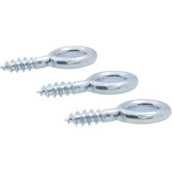 Crochet De Contrevent Zingué Filet Bois Vissal 3,5x50 Mm Lot De 3 Crochets -Portes Et Fenêtres Magasin 36708283 3