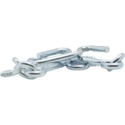 Crochet De Contrevent Zingué Filet Bois Vissal 3,5x50 Mm Lot De 3 Crochets -Portes Et Fenêtres Magasin 36708283 5