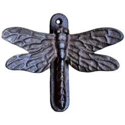 Heurtoir Porte Fonte Libellule 12x15x4cm