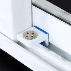 Monté Gratuit Fenêtre Loquet Macaron Enfant Fenêtre De Sécurité Serrure Pour Fenêtre Coulissante Anti-vol Limite De Verrouillage Tomber Prévention -Portes Et Fenêtres Magasin 42741262 4