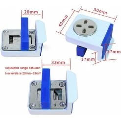 Monté Gratuit Fenêtre Loquet Macaron Enfant Fenêtre De Sécurité Serrure Pour Fenêtre Coulissante Anti-vol Limite De Verrouillage Tomber Prévention -Portes Et Fenêtres Magasin 42741262 5