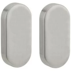 Rosaces Inox Ovale/oblongue Bec De Cane, Sans Trou