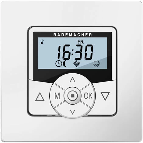 Programmateur Pour Volets Roulants Smart Home RADEMACHER Troll Comfort DuoFern 5665-UW P. La Comm. Autom. De Mot. De Volets Roulants, Av écran, Progr. Journalier/hebdom./Astro, Comp. Avec HomePilot Sm 1 Programmateur Pour Volets Roulants Smart Home RADEMACHER Troll Comfort DuoFern 5665-UW P. La Comm. Autom. De Mot. De Volets Roulants, Av écran, Progr. Journalier/hebdom./Astro, Comp. Avec HomePilot Sm
