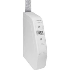 Enrouleur De Sangle électrique RADEMACHER RolloTron Pivotant Comfort Mini-sangle 1540-UW Pour Sangle De 15 Mm, Volet Roulant Jusqu'à 30 Kg, Avec écran Et Programme De Weekend, Montage En Saillie, Blan