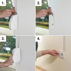 Enrouleur De Sangle électrique RADEMACHER RolloTron Pivotant Comfort Mini-sangle 1540-UW Pour Sangle De 15 Mm, Volet Roulant Jusqu'à 30 Kg, Avec écran Et Programme De Weekend, Montage En Saillie, Blan -Portes Et Fenêtres Magasin 52635019 5