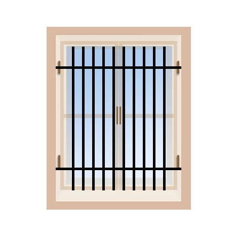 Grille De Fenêtre 750x1400mm 2 Grille De Fenêtre 750x1400mm – Image 2