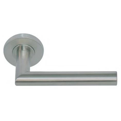 Paire Béquilles Inox 304 Angle Vif Sur Rosace Vallon - Ressort Rappel C7 ép.38/50 Mm - 173 1 Paire Béquilles Inox 304 Angle Vif Sur Rosace Vallon - Ressort Rappel C7 ép.38/50 Mm - 173