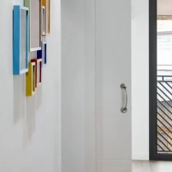 Emuca Poignée Courbée Avec Rosaces Diamètre 50 Mm Pour Portes Coulissantes, Aluminium, Nickel Satiné, 4 Pcs -Portes Et Fenêtres Magasin 54869135 3