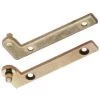 Pivots Coudés Avec Petits Côtés Acier Laitonné Longueur 70 Mm Pour Porte Gauche