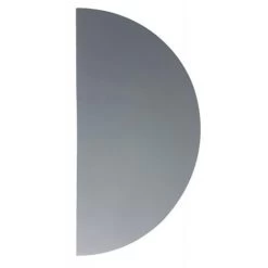 Plaque De Propreté Demilune Antibactérienne Adhésive En Polyuréthane 150 X 300 Mm Gris