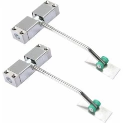 2 Pièces Ferme-portes, Automatique Porte Plus Près Mécanique Vitesse Contrôler Jusqu'à 40KG, Venez Avec Clé Hexagonale