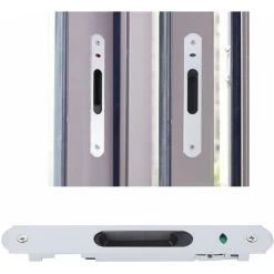 Serrure De Porte Coulissante - Raccords De Matériel De Verrouillage Simple De Fenêtre De Porte Coulissante En Verre Moderne Pour La Sécurité à La Maison -Portes Et Fenêtres Magasin 58843665 5