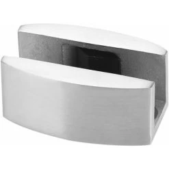 ZOLGINAH Guide Porte Coulissante En Verre, Guide Inférieur De Porte De Douche En Acier Inoxydable 304, Guide Pour Porte Coulissante En Verre Sans Cadre, Pince De Mur De Douche En Verre -Portes Et Fenêtres Magasin 59346327 4