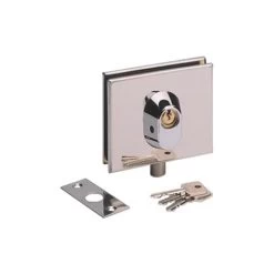 Serrure Basse Inox Poli METALUX Pour Porte En Verre - NM60411000